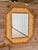 Vintage Octagonal Faux Bamboo and Woven Rattan Wall Mirror For Sale - Image 12 of 12