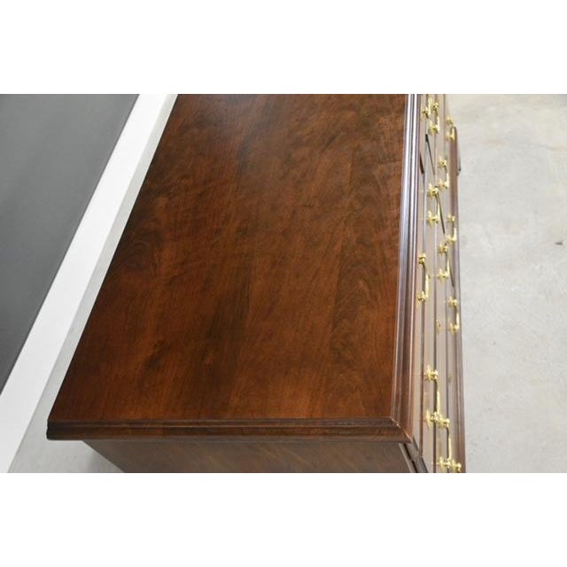 Brown 1980s Harden Solid Cherry Dresser For Sale - Image 8 of 10