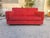 Mid-Century Modern Fasce Cromate Sofa in Red Fabric by Luigi Caccia Dominioni for Azucena, 1960s For Sale - Image 3 of 18