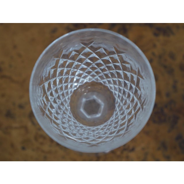 Transparent Set of 8 Waterford Crystal 6 Inch Cut Crystal Wine Glasses For Sale - Image 8 of 10
