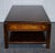 Vintage Military Campaign Hardwood and Brass Coffee Table with Drawers For Sale - Image 12 of 13