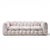 Jay Spectre Channeled Postmodern Sofa This sofa measures: 88 wide x 39.5 deep x 26.25 inches high, with a seat height of...
