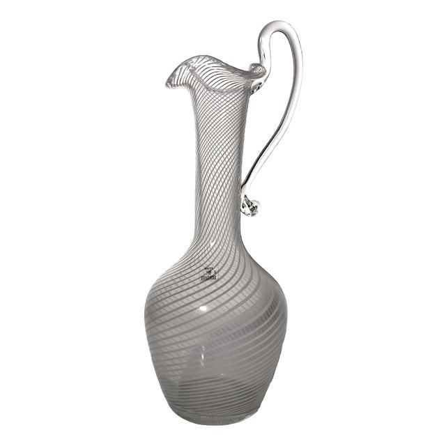 Decorative Murano Glass Carafe from Salvadori Glassworks, 1970s For Sale
