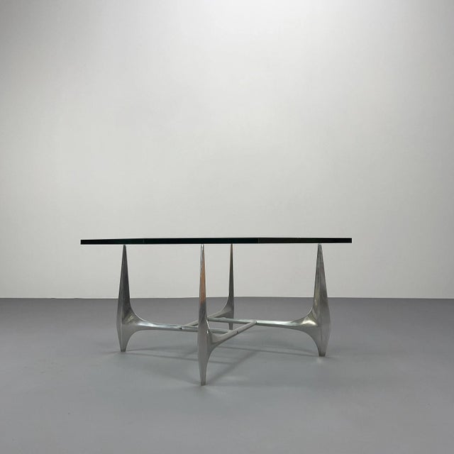 Brutalist Coffee Table by Knut Hesterberg for Ronald Schmitt, 1970s For Sale - Image 9 of 9