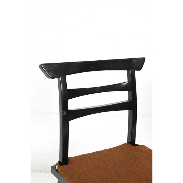 Black Set 6 Maria Yee Ming Style Dining Chairs For Sale - Image 8 of 16