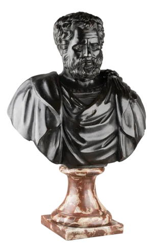 Bust of a Roman Emperor or General, 1700s, Bronze