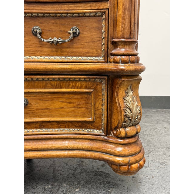 Traditional Carved Wood Dresser, Vintage For Sale - Image 11 of 12