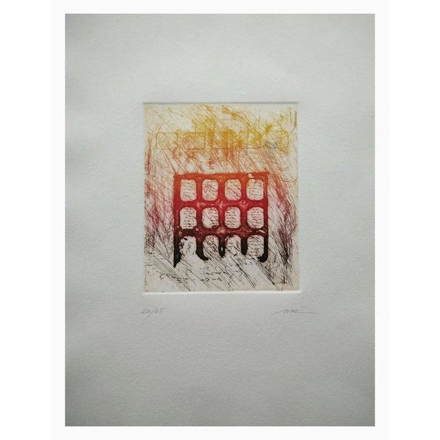 Rosa Sire, Composition, 1990, Engraving For Sale - Image 6 of 6