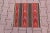 1970s Rustic Southwestern Striped Cicim Square Hand Knotted Natural Kilim Rug For Sale - Image 9 of 10