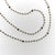 1990s 1990s 14k Gold Hand-Faceted Black Diamond Hand-Wired Chain Necklace For Sale - Image 5 of 8