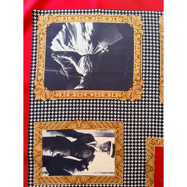 Christian Dior Silk Scarf Haute Couture Paris 1980 For Sale In New York - Image 6 of 7