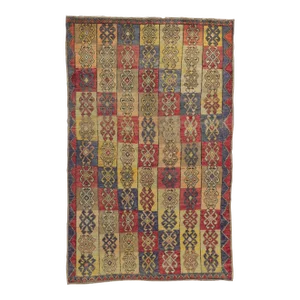 Vintage Turkish Oushak Rug - 05'01 X 08'00