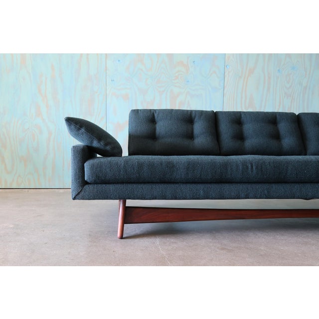 A 1960s gondola sofa designed by Adrian Pearsall for Craft Associates. Mid century modern at its finest with sweeping...