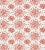 Contemporary Hinson for The House of Scalamandré Fireworks Wallcovering, Red on White For Sale - Image 3 of 3