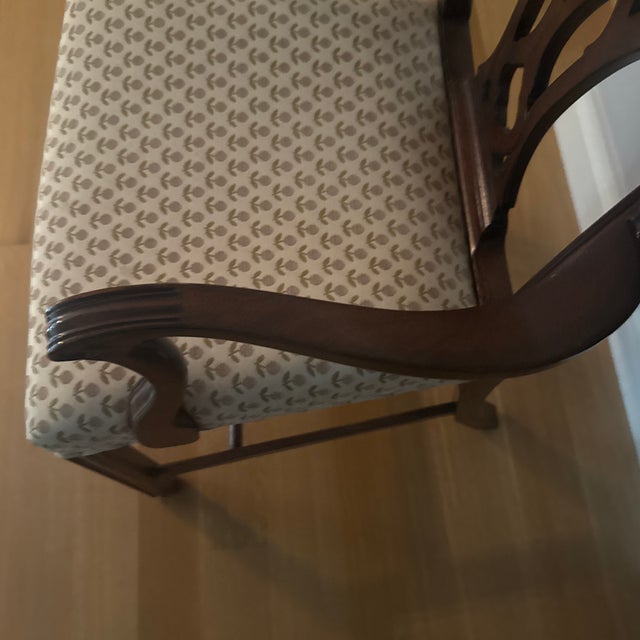 Set of Ten George ||| Style Mahogany Dining Chairs For Sale - Image 10 of 11