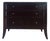 Dark Mahogany Three-Drawer Chest of Drawers / Commode by Barbara Barry for Baker Furniture Company For Sale