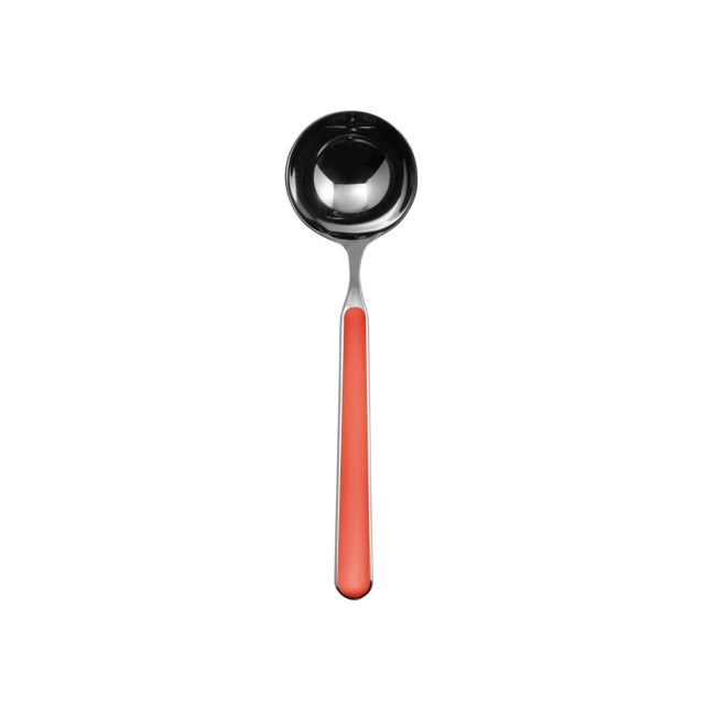 Contemporary Mepra Fantasia Gravy Ladle in New Coral For Sale - Image 3 of 3