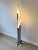 1970s 1970s Italian P448 Tube Floor Lamp by Luci Milano in Chrome and Opaline Glass For Sale - Image 5 of 11