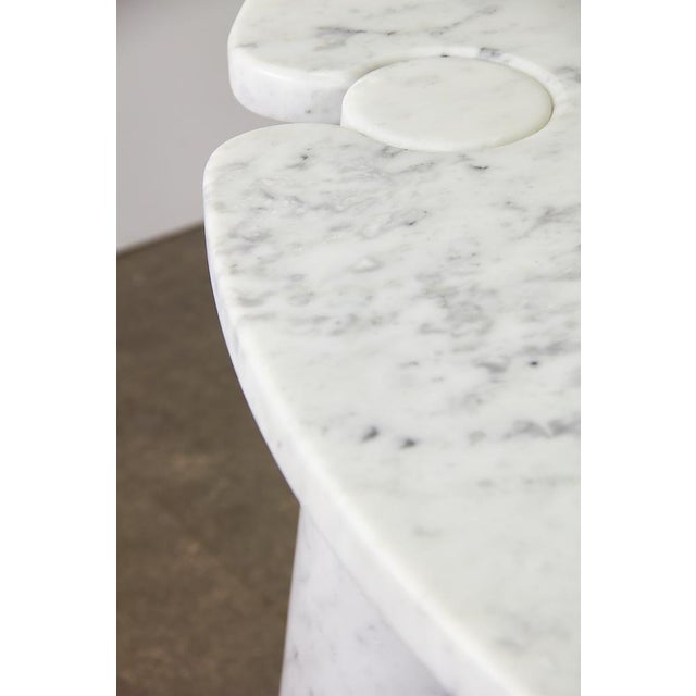 Eros Dining Table in White Marble by Angelo Mangiarotti for Skipper, 1970s For Sale - Image 15 of 18