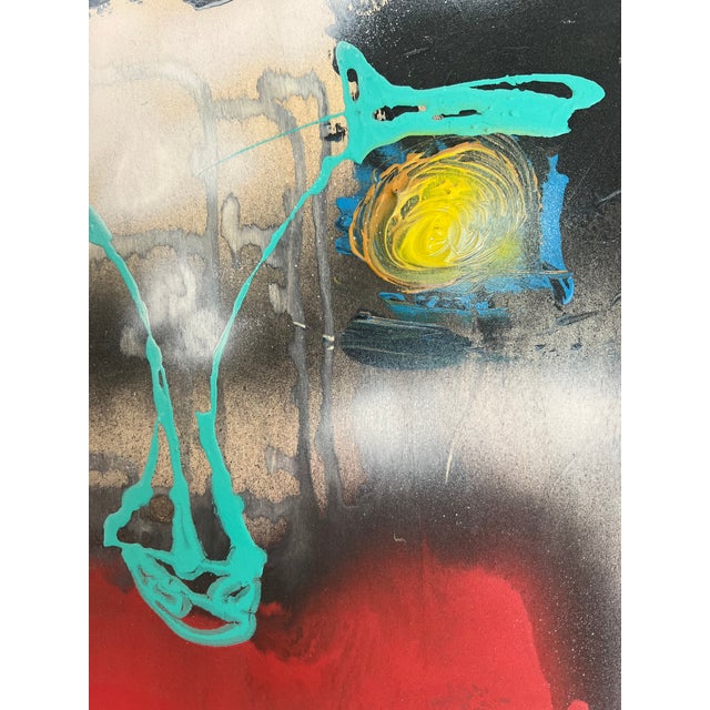 Early 21st Century ArpVerdeacqua, Screaming Heart, 2020, Acrylic on Canvas For Sale - Image 5 of 6