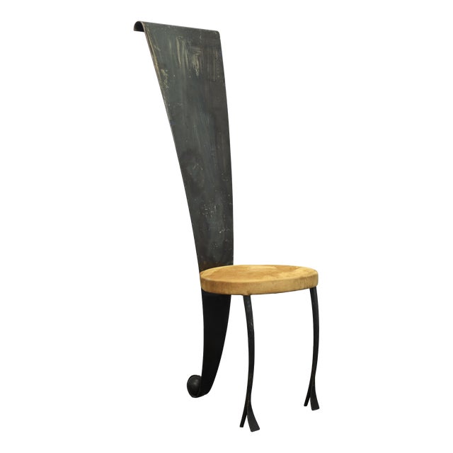 Postmodern Sculptural Chair, Italy, 1980s For Sale