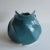Late 20th Century Late 20th Century Cheri Harring Signature Swirl Blue Ceramic Creamer Signed by Artist For Sale - Image 5 of 7