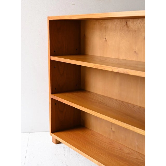 Wood Vintage Scandinavian Elm Bookcase, 1950s For Sale - Image 7 of 9