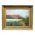Hudson River School Primitive Folk Art Oil on Board Seascape Painting C1900 For Sale