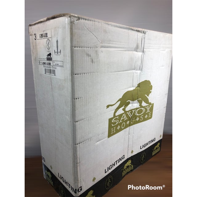 Mid-Century Modern Retro Atomic 3-Light Chandelier For Sale - Image 3 of 7