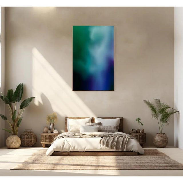 Abstract Contemporary Abstract Chromogenic Print Face-Mounted 3mm Matte Plexiglas Photography "Bleed # 202181" by Paul Snell For Sale - Image 3 of 5