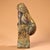 Late 19th Century Late 19th Century Gold-Inlaid Bronze Mythical Beast Statue, 1.4kg For Sale - Image 5 of 9