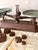 Antique French Roberval System Scale in Cast Iron and Brass with Ring, 1890s, Set of 8 For Sale - Image 6 of 15