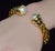 Metal Vintage Fope Flex It Solid 18k Gold Pearl Open Cuff Bangle Bracelet For Sale - Image 7 of 13