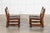 1960s Mid-Century Spanish Brutalist Walnut Chairs, 1960, Set of 2 For Sale - Image 5 of 15
