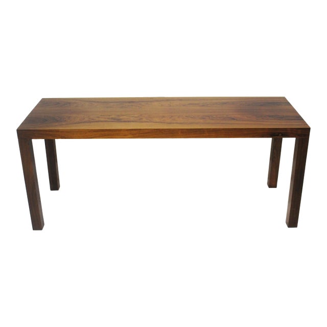 Danish Rosewood Console Table by Centrum Mobler For Sale