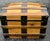 Brown Antique 19th Century Steamer Trunk. For Sale - Image 8 of 11