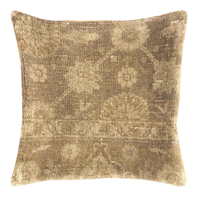 1960s Turkish Oushak Pillow For Sale