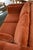 Vintage Mid Century Hickory Tavern / Lane Burnt Orange Upholstered Loveseat Sofa For Sale - Image 6 of 17
