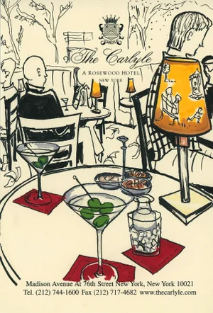 "Happy Hour at Bemelmans" Fine Art Print by Tess Ramirez