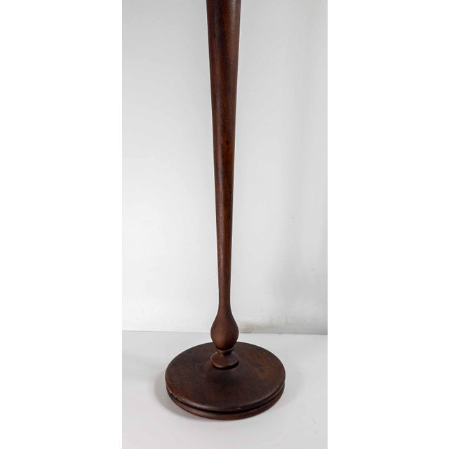 20th Century 29" Large Arts & Crafts Turned Wood Bud Vase or Candle Holder For Sale - Image 9 of 15