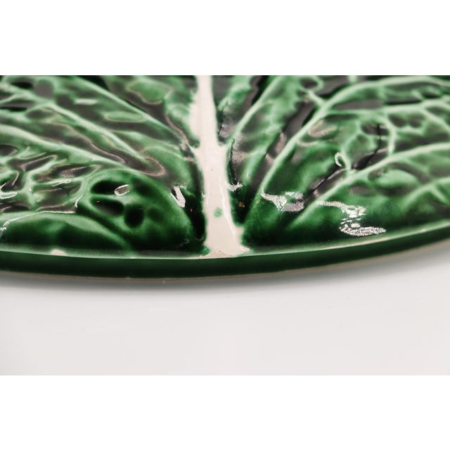 1950s Bordallo Pinheiro Large Cabbage Tureen and Underplate, Portuguese For Sale - Image 14 of 15