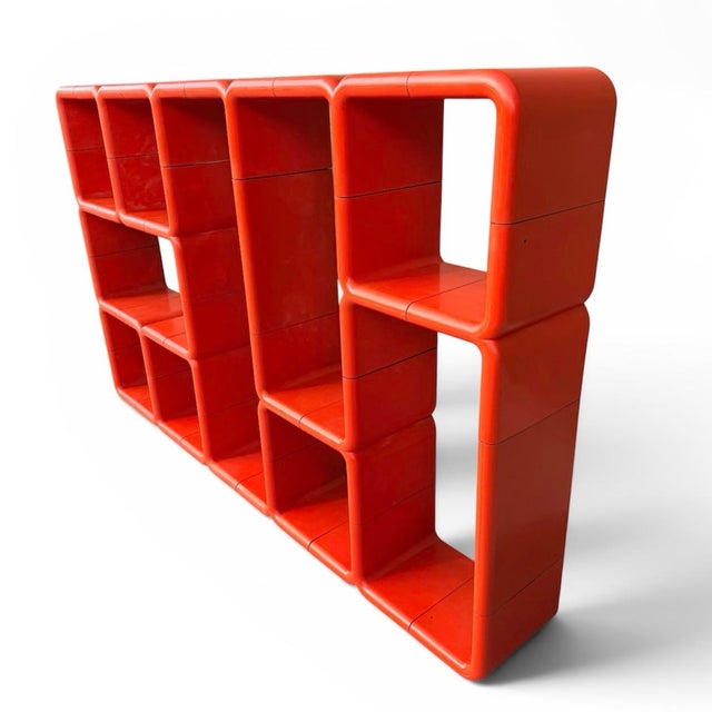Persimmon Rare Orange Umbo Shelf by Kay Leroy Ruggles For Sale - Image 8 of 12