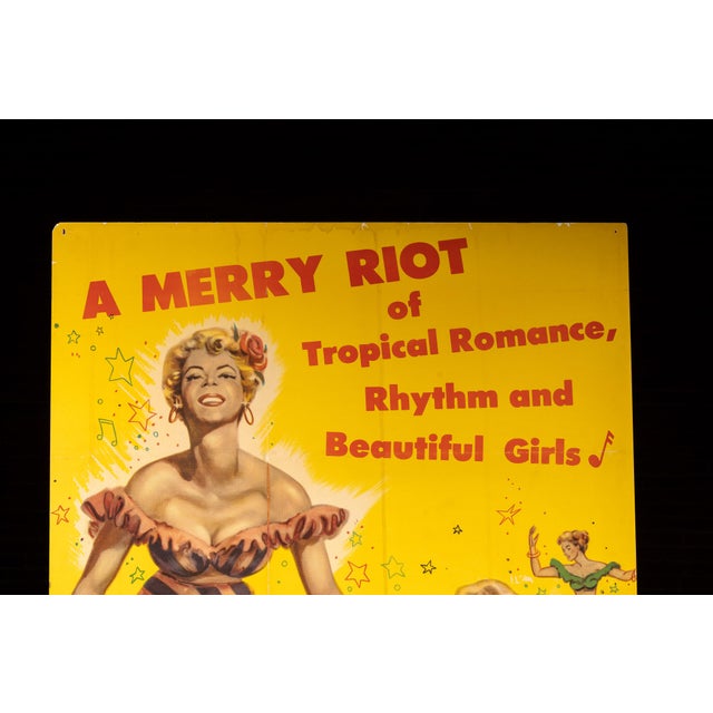 Vintage “Panama Sal” Movie Theater Billboard Poster For Sale - Image 4 of 7