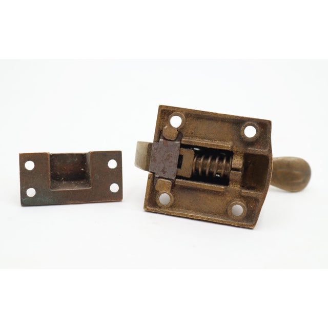Vintage Brass Transom Window Latch For Sale - Image 4 of 4