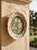 Vintage Hand-Painted Mediterranean Terracotta Ceramic Wall Plate – Bird & Tulip Motif For Sale In West Palm - Image 6 of 12