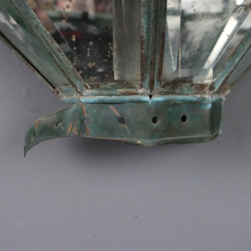Italian Wall Lamp in Metal and Glass For Sale - Image 4 of 10