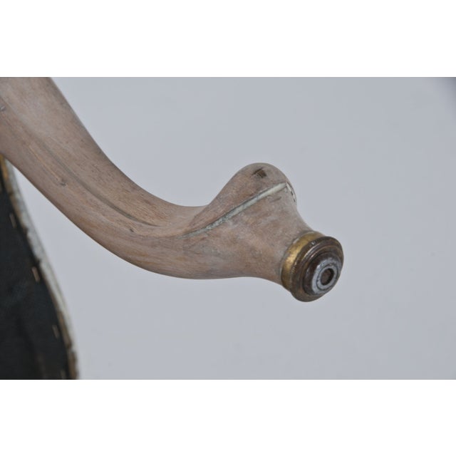 Carved Wooden Window Bench For Sale - Image 7 of 8