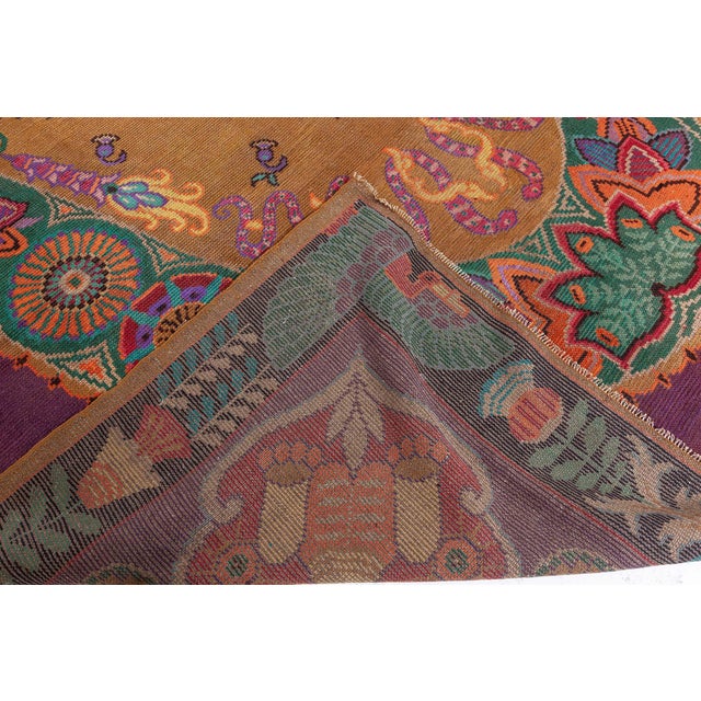 Doris Leslie Blau Vintage Viennese Art Nouveau Rug For Sale - Image 9 of 9