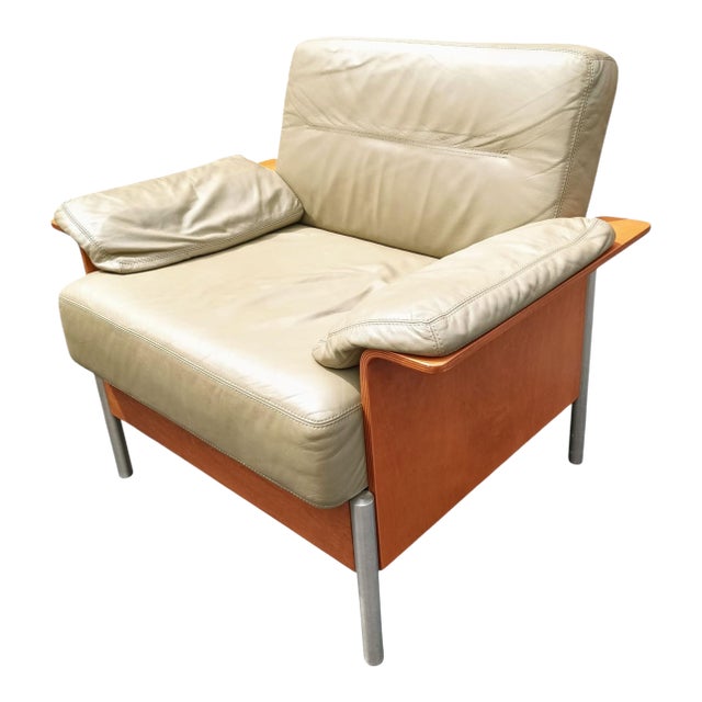 Keilhauer MCM Chair a Masterclass in Material Harmony, Seamlessly Blending Classic Luxury/ Industrial Edge. For Sale