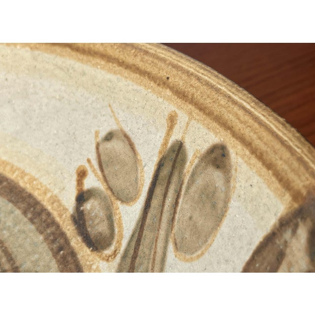 Ceramic Large Mid-Century Modern Danish Studio Pottery Bowl from Søholm, 1960s For Sale - Image 7 of 16